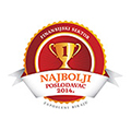 Vizija računovodstvo, Najbolji poslodavac u 2014. godini u kategoriji finasijski sektor, 1. mesto